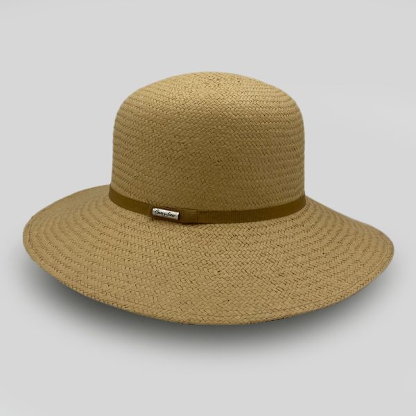 ψάθινο καλοκαιρινό καπέλο PAMELA STRAW HAT NUDE