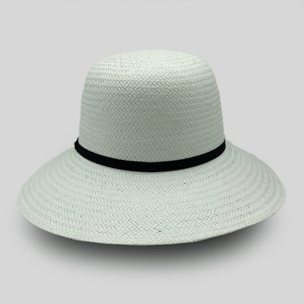 ψάθινο καλοκαιρινό καπέλο PAMELA STRAW HAT WHITE