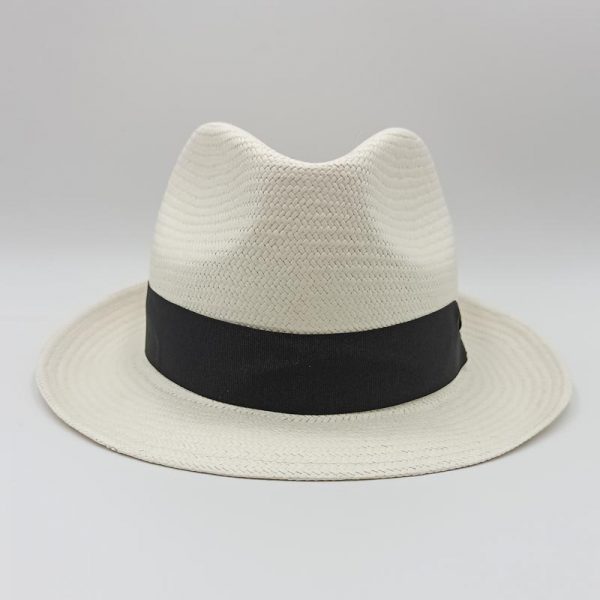 καπέλο Πάναμα FEDORA PANAMA MEDIUM BRIM BLANCO BB20163