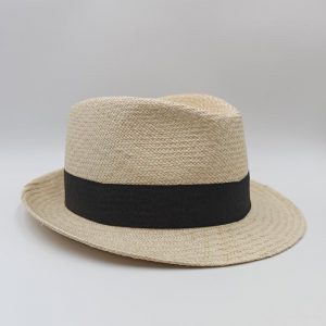 καπέλο PANAMA TRILBY NATURAL BB20342 side