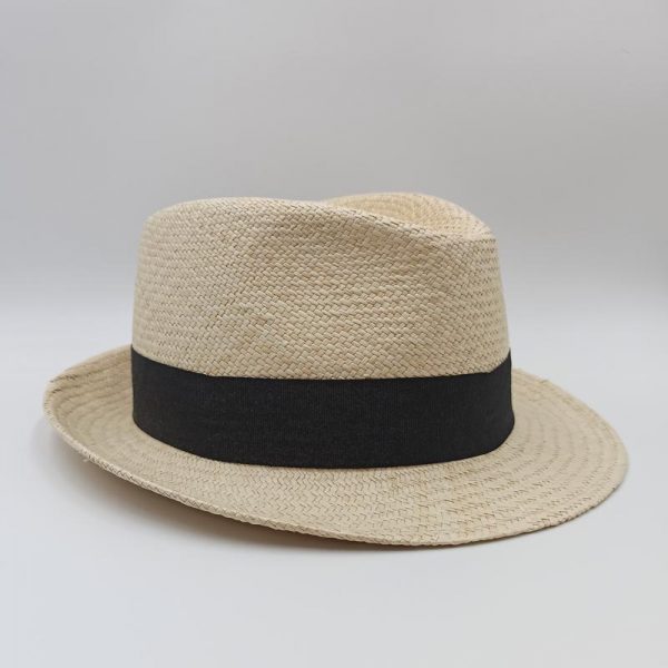 καπέλο PANAMA TRILBY LOW CROWN NATURAL