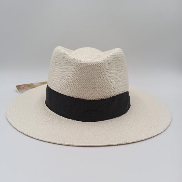 καπέλο PANAMA PLANTATION HATBAND FINO BLANCO