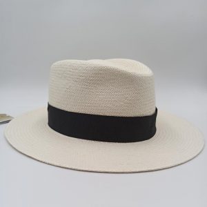 καπέλο PANAMA PLANTATION WHITE BB20306 side