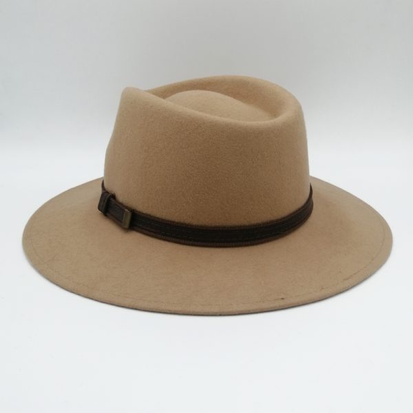 καπέλο μάλλινο camel plantation felt wool belt AA14870b