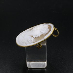 καρφίτσα-μενταγιόν pendant Cameo Gold p02 a