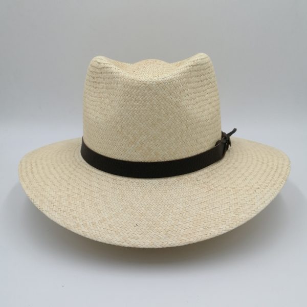 καπέλο PANAMA PLANTATION NATURAL LEATHER BELT
