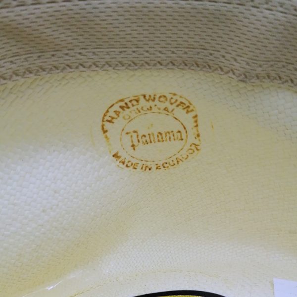καπέλο PANAMA FEDORA WHITE BB20395 stamp
