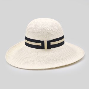 καπέλο PANAMA HAT ALAMUDDIN WHITE
