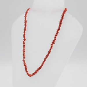 Necklace one string Coral