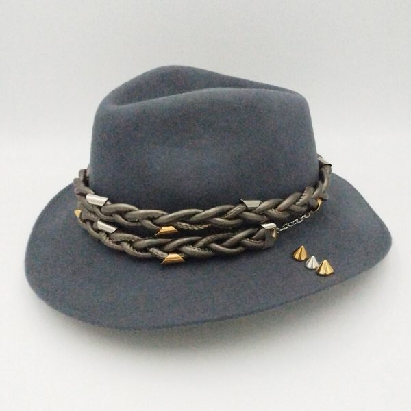 καπέλο μάλλινο στολισμένο hat exclusive felt wool no22c-14745