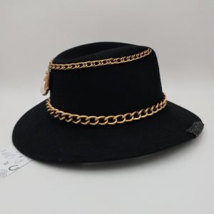 καπέλο μάλλινο στολισμένο hat exclusive felt wool no27d-14705
