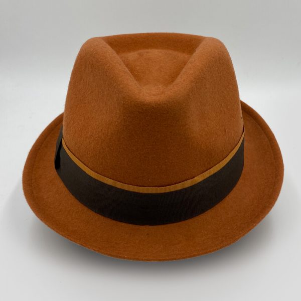 καπέλο μάλλινο tobacco FEMALE TRILBY FELTWOOL AA9105