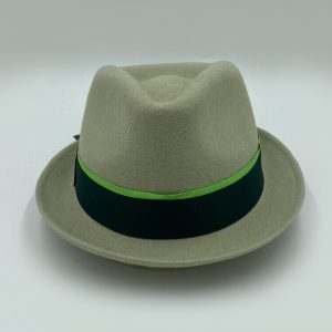 καπέλο μάλλινο vintage green FEMALE TRILBY FELTWOOL AA9105