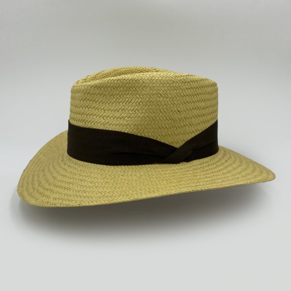 summer straw beige hat plantation hatband