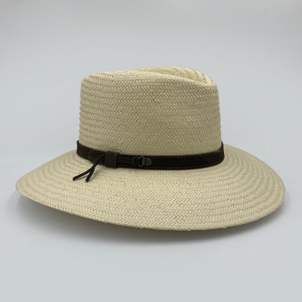 ψάθινο καλοκαιρινό καπέλο SUMMER STRAW HAT PLANTATION WIDE BRIMMED NATURAL