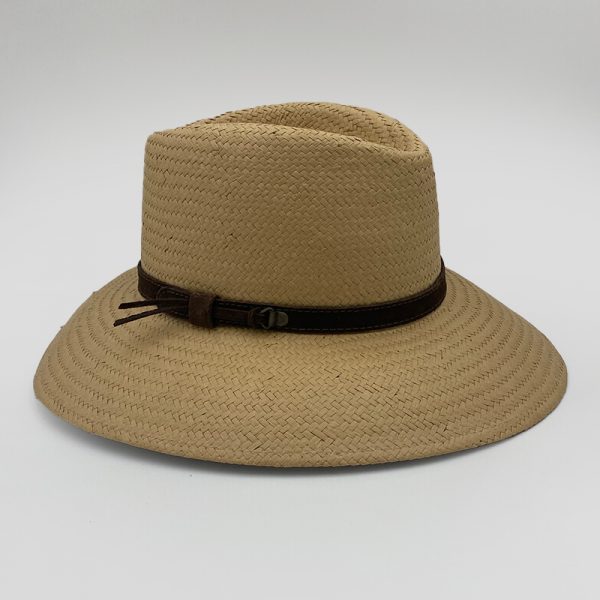 ψάθινο καλοκαιρινό καπέλο SUMMER STRAW HAT PLANTATION WIDE BRIMMED NUDE