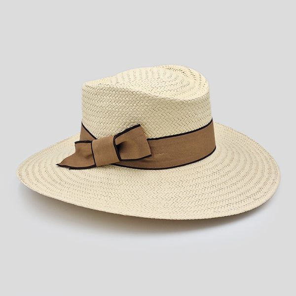 ψάθινο καλοκαιρινό καπέλο SUMMER STRAW HAT GAMBLER NATURAL