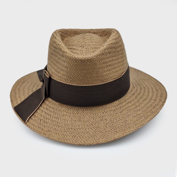 ψάθινο καλοκαιρινό καπέλο summer plantation straw hat BROWN