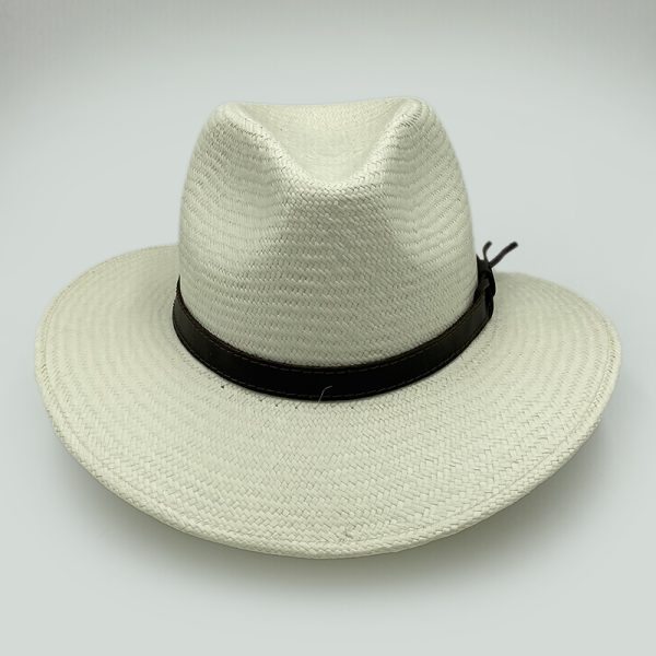 καπέλο PANAMA INDIANA WHITE BB20331 front