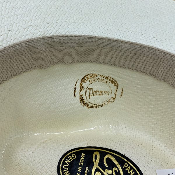 καπέλο PANAMA INDIANA WHITE BB20331 stamp