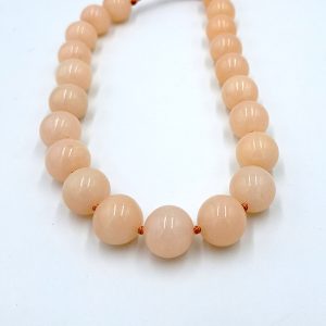 κολιέ Necklace with Pink Quartz n42 a