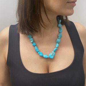 κολιέ Necklace with turquoise n50