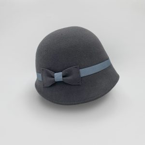 καπέλο μάλλινο γκρι retro hat feltwool AA9111 GRAY