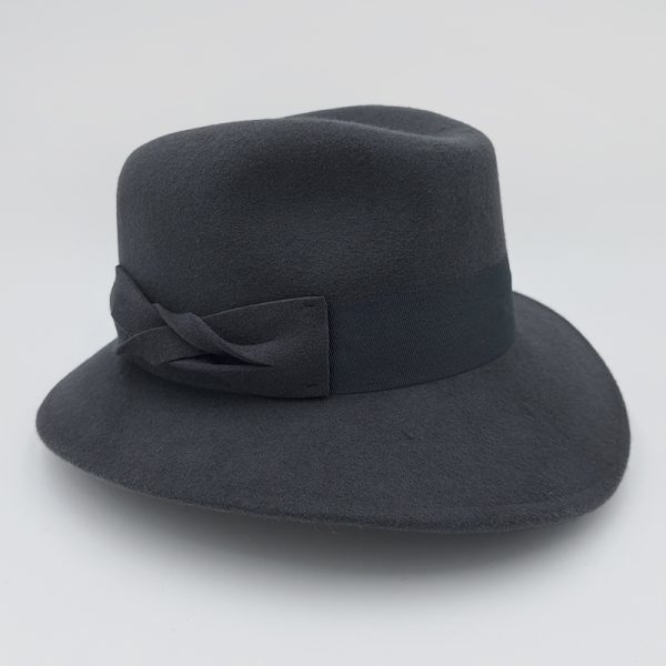 καπέλο μάλλινο γκρι hat felt wool gray AA9148