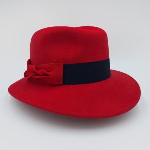 καπέλο μάλλινο κόκκινο TRILBY FELTWOOL BRAID red AA9148