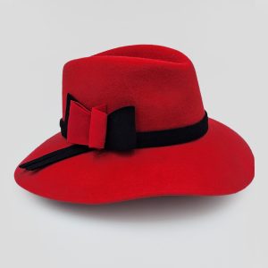 καπέλο μάλλινο κόκκινο hat plantation feltwool red AA9150