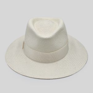 καπέλο PANAMA HAT PLANTATION WHITE HATBAND
