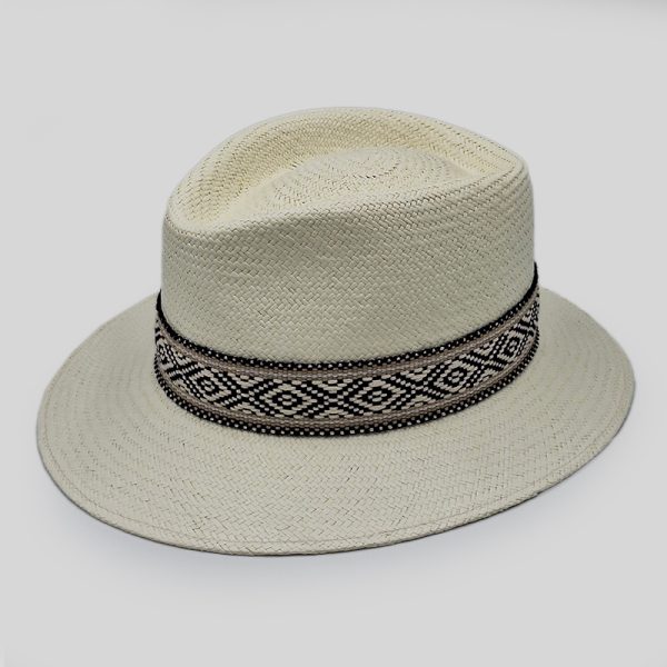 καπέλο Πάναμα PANAMA TRILBY HAT BLANCO