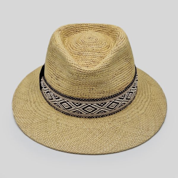 καπέλο Πάναμα PANAMA TRILBY CROCHET HAT