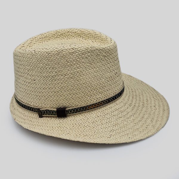ψάθινο καλοκαιρινό καπέλο SUMMER STRAW CAP WIDE BRIM NATURAL